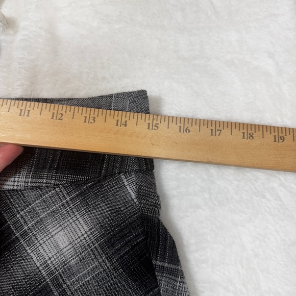 Reitmans Petites Skirt Womens Size 8P Plaid Tweed Mini Academia Goth Brittany - Picture 5 of 7